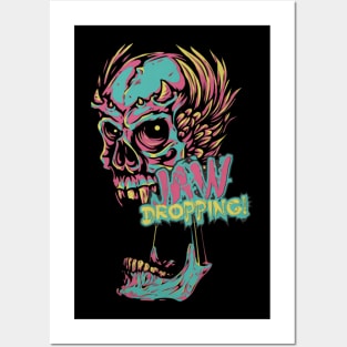 Skull Jaw Dropping Posters and Art